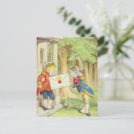 aに招待状を提供している魚従僕 ポストカード (スタンド正面)