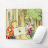 aに招待状を提供している魚従僕 マウスパッド (マウス)