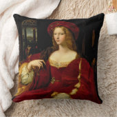 Aのアラゴン(c.1500-77)妻のJeanneのポートレート クッション (ブランケット)