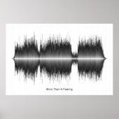 Aのサウンドウェーブアートより感じもボストン ポスター (正面)