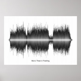 Aのサウンドウェーブアートより感じもボストン ポスター