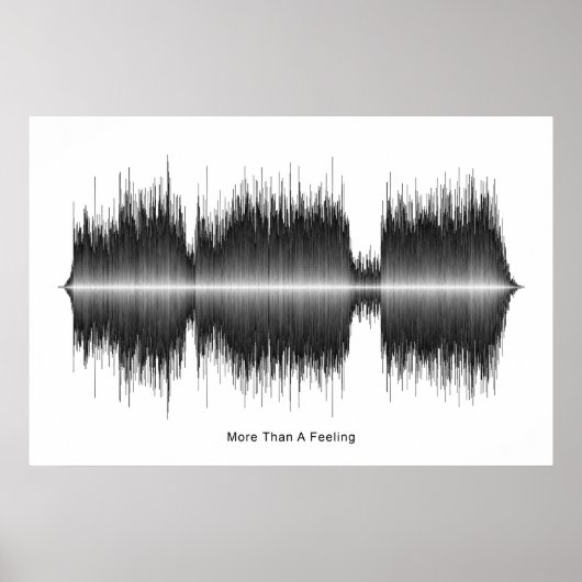 Aのサウンドウェーブアートより感じもボストン ポスター (正面)