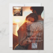 Aのサンキューカード結婚 サンキューカード (裏面)