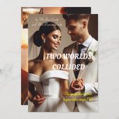 Aのサンキューカード結婚 サンキューカード (正面/裏面)