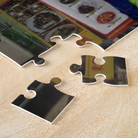 Aのチャイナタウンシティゲート ジグソーパズル (側面)