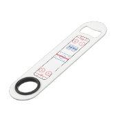 aのパーソナライズなホッケーのリンクの図表のデザイン スピード栓抜き (正面アングル)