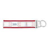 aのパーソナライズなホッケーのリンクの図表のデザイン リストバンドキーホルダー (鍵右)