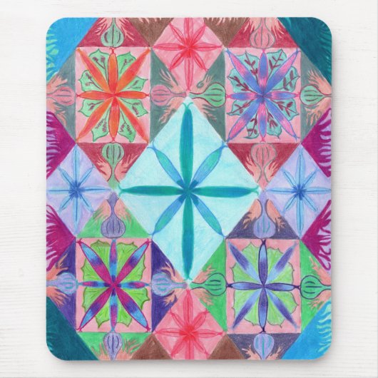 Aの上で燃える マウスパッド (正面)