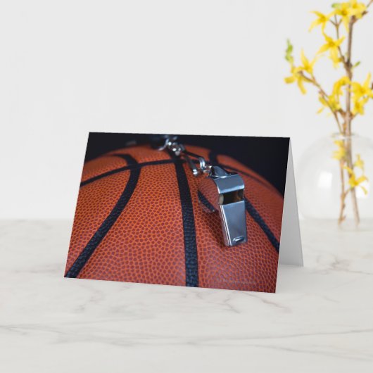 aの上の審判員の笛残り カード (黄色い花)