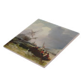 aの人o'戦争の援助に行く漕艇 タイル (側面)