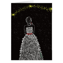 Aの冬の星の挨拶状に希望