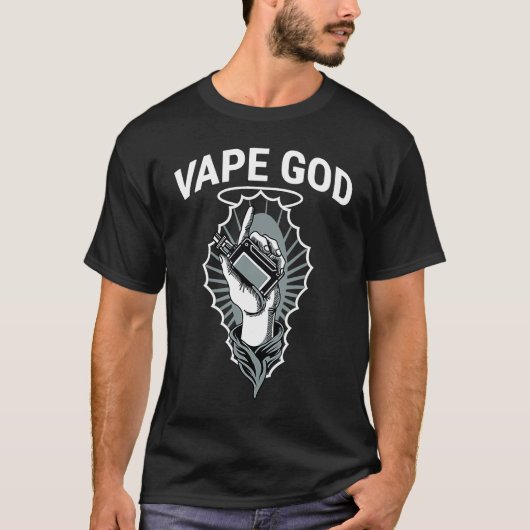 Aの喫煙VapeのVape服 Tシャツ (正面)
