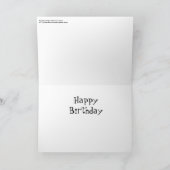 aの日曜日の絵画の世紀半ばのモダンなおもしろい カード (内部)