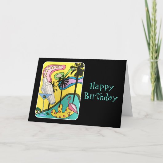 aの日曜日の絵画の世紀半ばのモダンなおもしろい カード (正面)