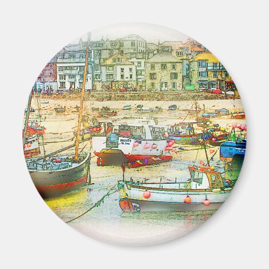 Aの港と絵画して マグネット (正面)