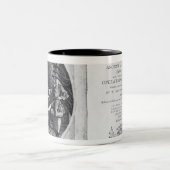 「aの物語へのFrontispieceそしてTitlepage ツートーンマグカップ (中央)