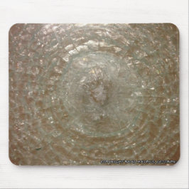 Aの粉砕されたガラス マウスパッド