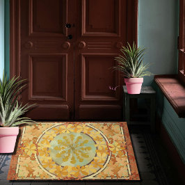 Aの紅葉。ミュシャ-1902 ドアマット