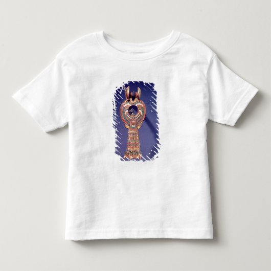 aの組のイヤリングからの右のイヤリング トドラーTシャツ (正面)