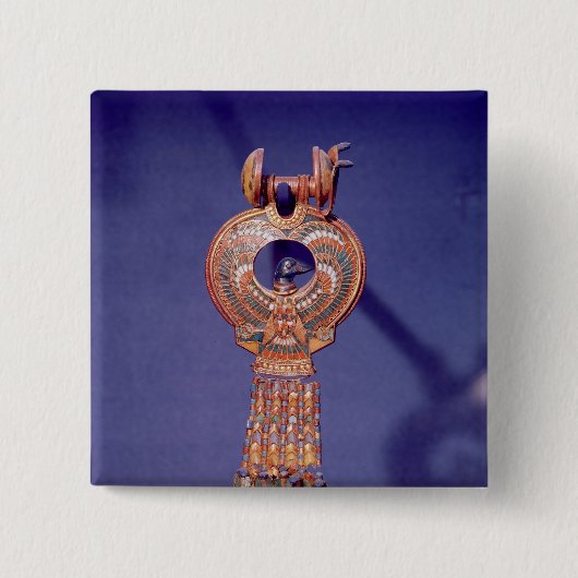 aの組のイヤリングからの左のイヤリング 缶バッジ (正面)