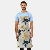 Aの結婚フローラシリーズデザイン2 エプロン (着用した状態)