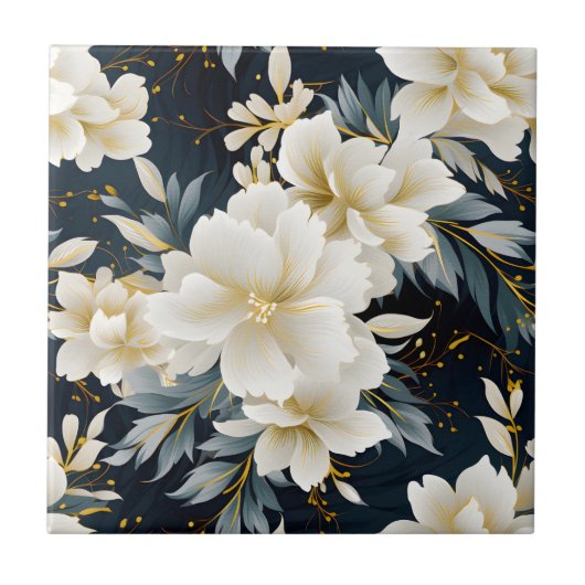 Aの結婚フローラシリーズデザイン8 タイル (正面)