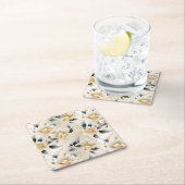 Aの結婚フローラシリーズデザイン9 スクエアペーパーコースター (インサイチュ)