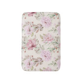 Aの絵画フローラと葉シームレスパターン バスマット (正面縦)