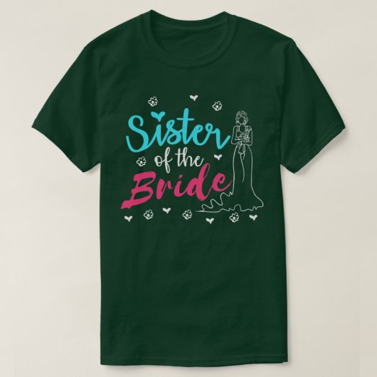 Aの花嫁のアートワーク結婚の姉妹 Tシャツ (デザイン正面)