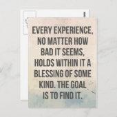 Aの賛美引用文 ポストカード (正面/裏面)