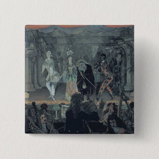 aの開始の前の自由な石大工のアセンブリ 缶バッジ (正面)