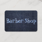 aの青いデニム 名刺 (正面)