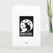 aのRockinのクリスマスカードを持って下さい シーズンカード (裏面)