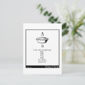 Aはかつてアップルパイだった ポストカード (スタンド正面)