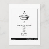 Aはかつてアップルパイだった ポストカード (正面)