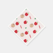 Aはりんごのピンク スタンダードカクテルナプキン (角)