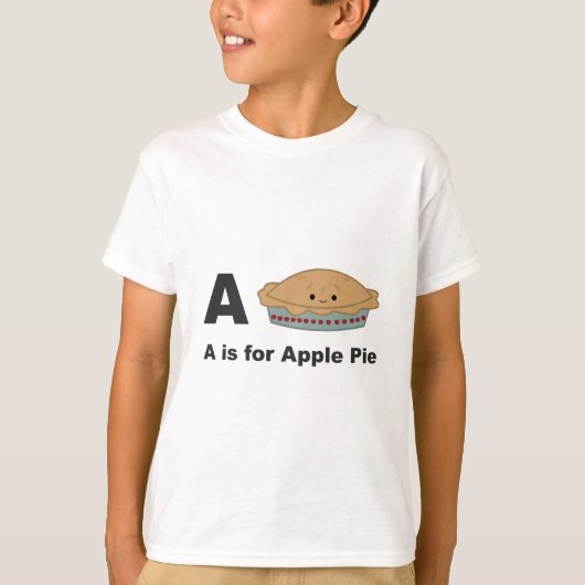 Aはアップルパイ Tシャツ (正面)
