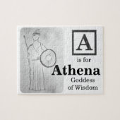 Aはアテナの知恵の女神のための ジグソーパズル (横)