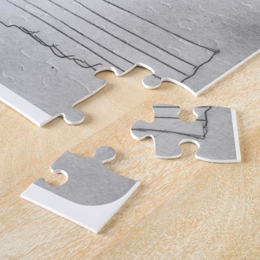 Aはアテナの知恵の女神のための ジグソーパズル (側面)