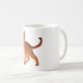 Aはアビシニアン猫用 コーヒーマグカップ (正面右)
