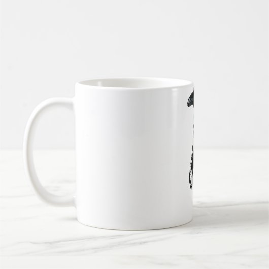 Aはアフリカペンギン向け コーヒーマグカップ (左)