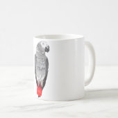 Aはアフリカ産グレイのオウム用 コーヒーマグカップ (正面右)