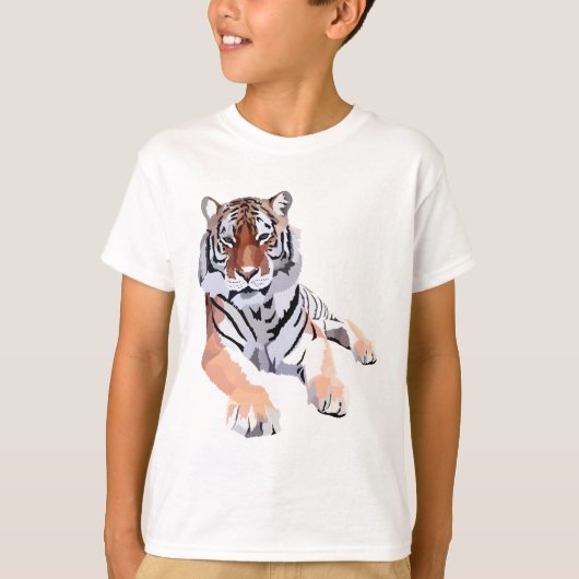 Aはアムール・タイガーの略 Tシャツ (正面)