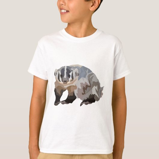 Aはアメリカのアナグマのためだ Tシャツ (正面)