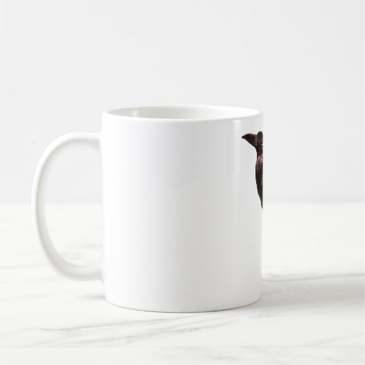 Aはアメリカのカラスのためだ コーヒーマグカップ (左)
