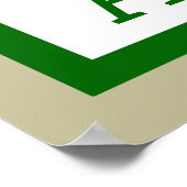 Aはアリゲーターとボーイネームのウォールアート用子供へ ポスター (角)