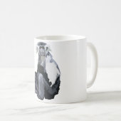 Aはアンゴラのコロッバ・モンキー向け コーヒーマグカップ (正面右)