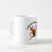 Aはウーパールーパーのはじまり コーヒーマグカップ (正面左)