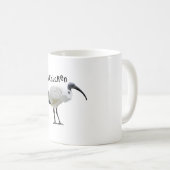Aはオーストラリアの白イビス用 コーヒーマグカップ (正面右)
