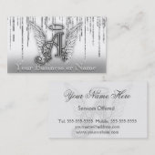 Aは天使のカスタムな背景色のためです 名刺 (正面/裏面)